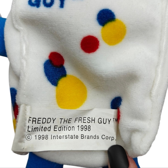 VINTAGE 1998 Freddy The Fresh Guy and Twinkie The Kid Plush Toy Set - Picture 5 of 10